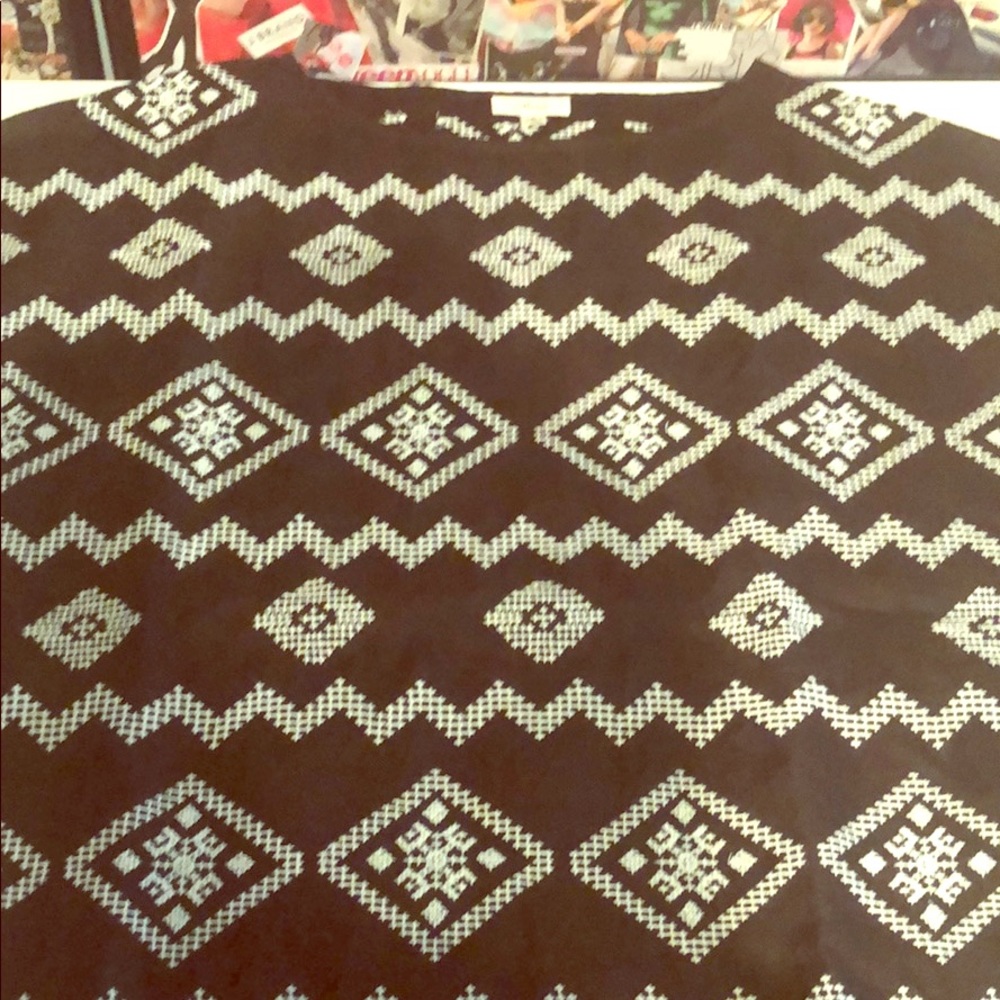 Geometric print top from Wilfred size M